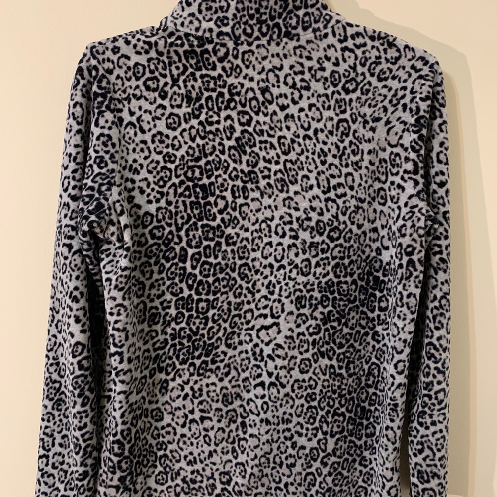 Jones New York Signature Velour Zip Up Jacket - Picture 12 of 12